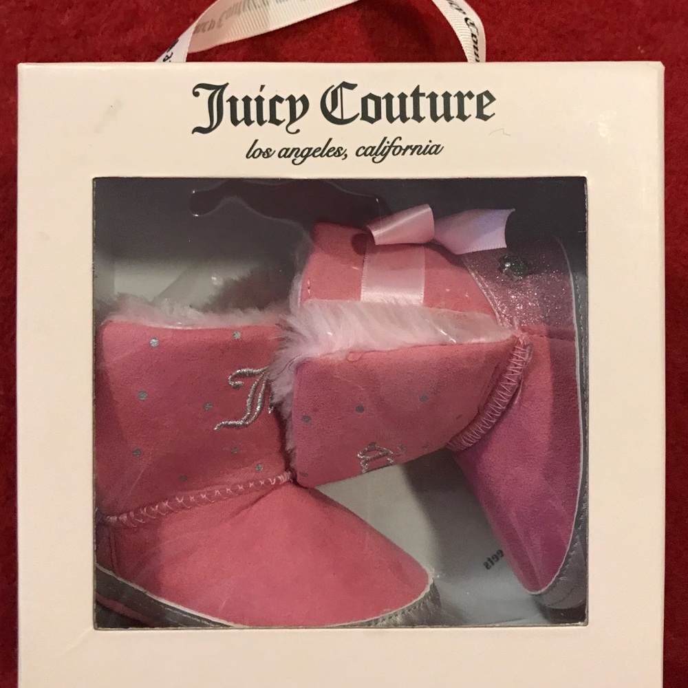 Juicy Couture Baby’s Faux Fur-Lined Bow Booties